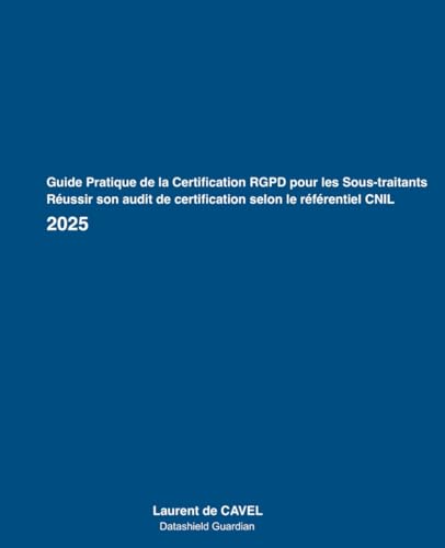 Couverture du livre : Certification RGPD pour les sous-traitants